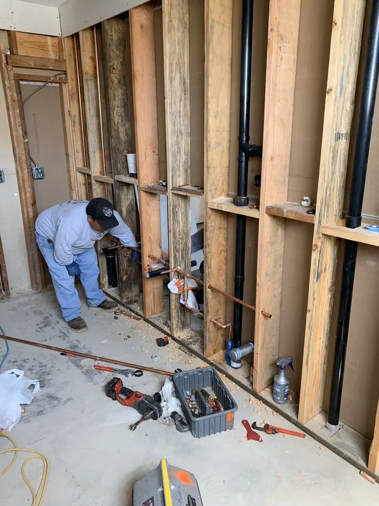 Commercial rough-in plumbing for Water Heater Replacement in Stage Park Meadows